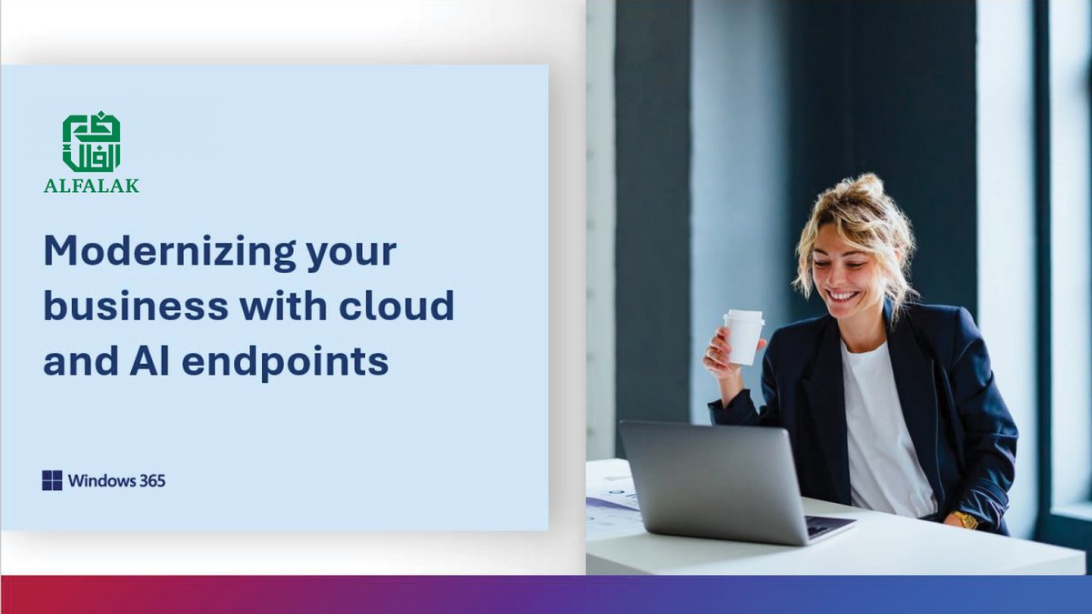 alfalak's tweet image. Work is no longer a place you go-it's an experience you power. 4
Modernizing with Windows 365 and Al endpoints means giving your team the tools to innovate without limits. It's time to bring your business into the tuture of the cloud.
#Innovation #WorkFromAnywhere #AlEndpoints
