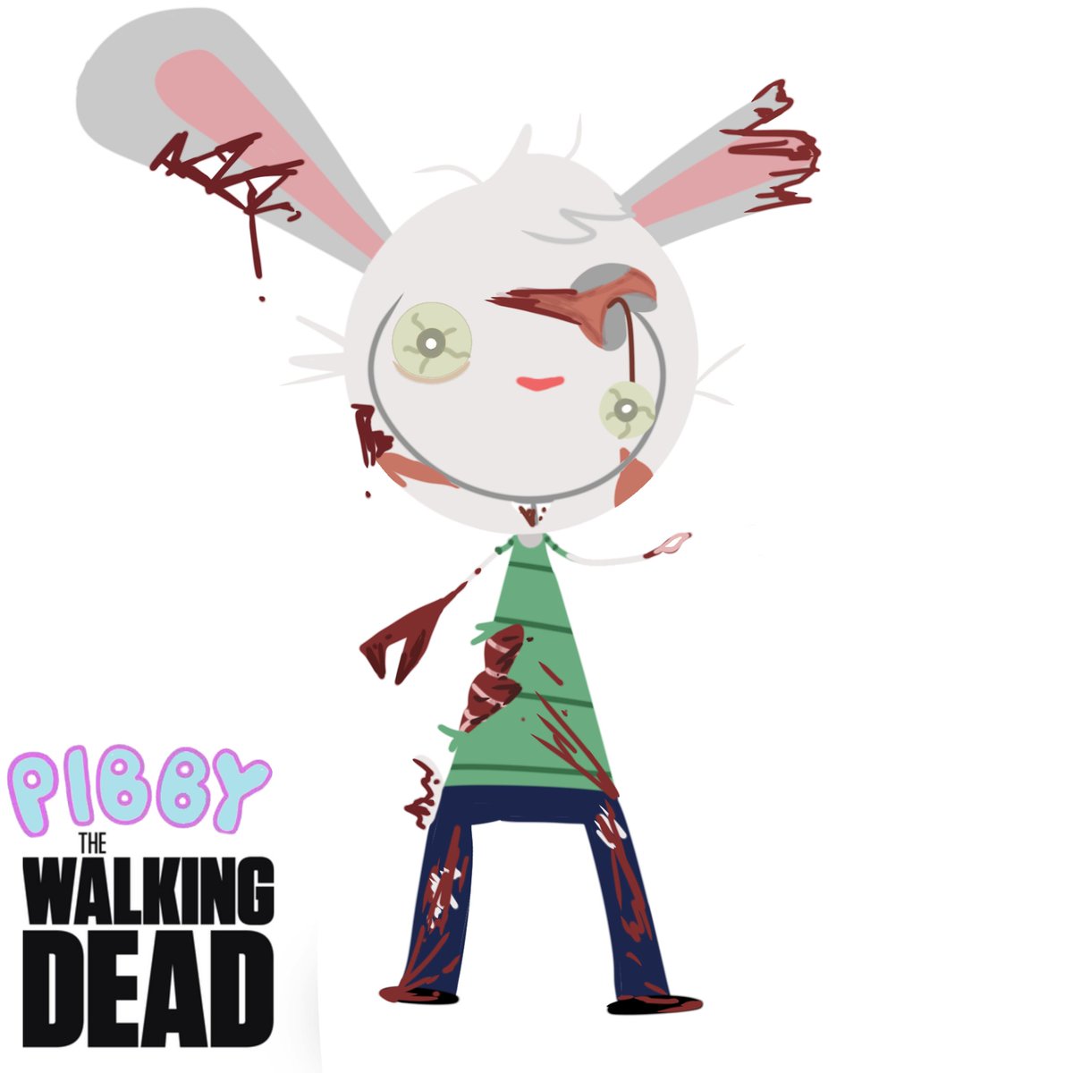Damn i miss them so much, I'm back to this au 🧟 #pibby #learningwithpibby #pibbyfanart  #pibbyapocalypse #thewalkingdead #twd #twdfanart #AU