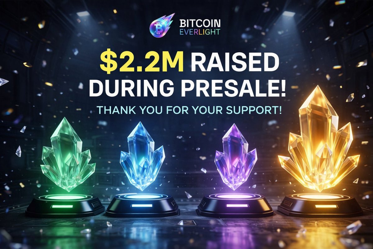 BTCEverlight_'s tweet photo. 🔥 $2.2M raised in presale 🔥

No hype — just early positioning.

Bitcoin Everlight is building a new path to earning #BTC, without mining or complexity.

Your first shard starts at just $100.
Entry won’t stay this early for long. $BTCL #presale #BTCL https://t.co/HpdmE5ISTt