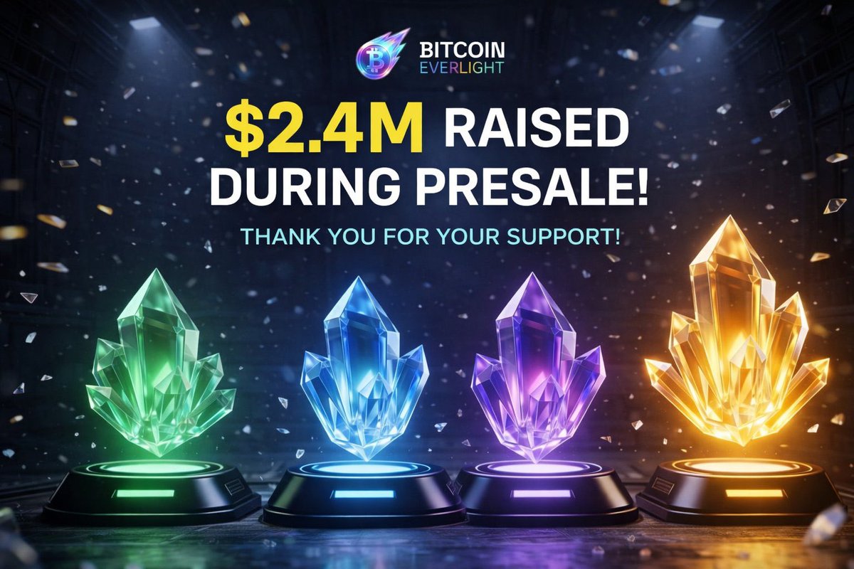 BTCEverlight_'s tweet photo. 🔥 Bitcoin Everlight just crossed $2.4M raised in presale 🔥

On the surface, it’s simple:
Activate shards → Earn #BTC

But under the surface?
Cutting-edge infrastructure, validation systems, and real BTC reward routing.

Built for simplicity. Powered by serious tech. $BTCL https://t.co/pxH6IQP9PS