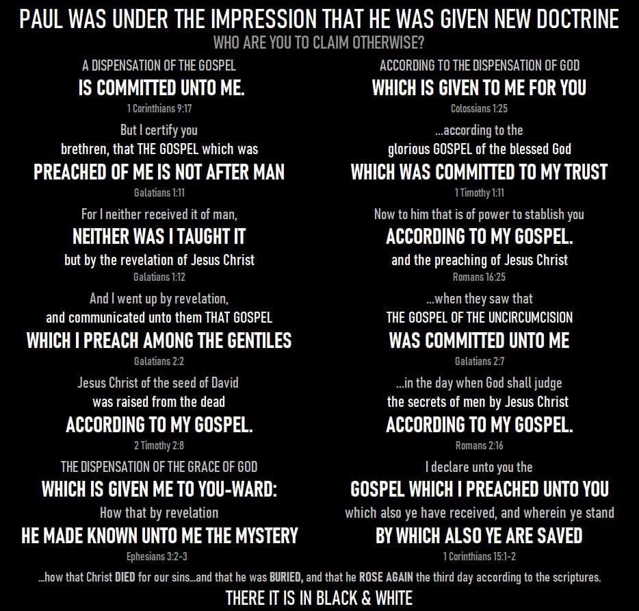 WWURD_Official's tweet image. And yet they argue that Peter and Paul preached the same message, the same gospel...🤔
#RightDivision #Christian