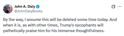 John A. Daly tweet media