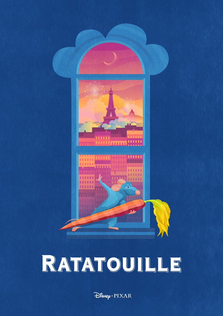 PosterEscape's tweet image. Gorgeous posters for Ratatouille and Inside Out 2 by @joseph_k_r 

#Ratatouille #InsideOut