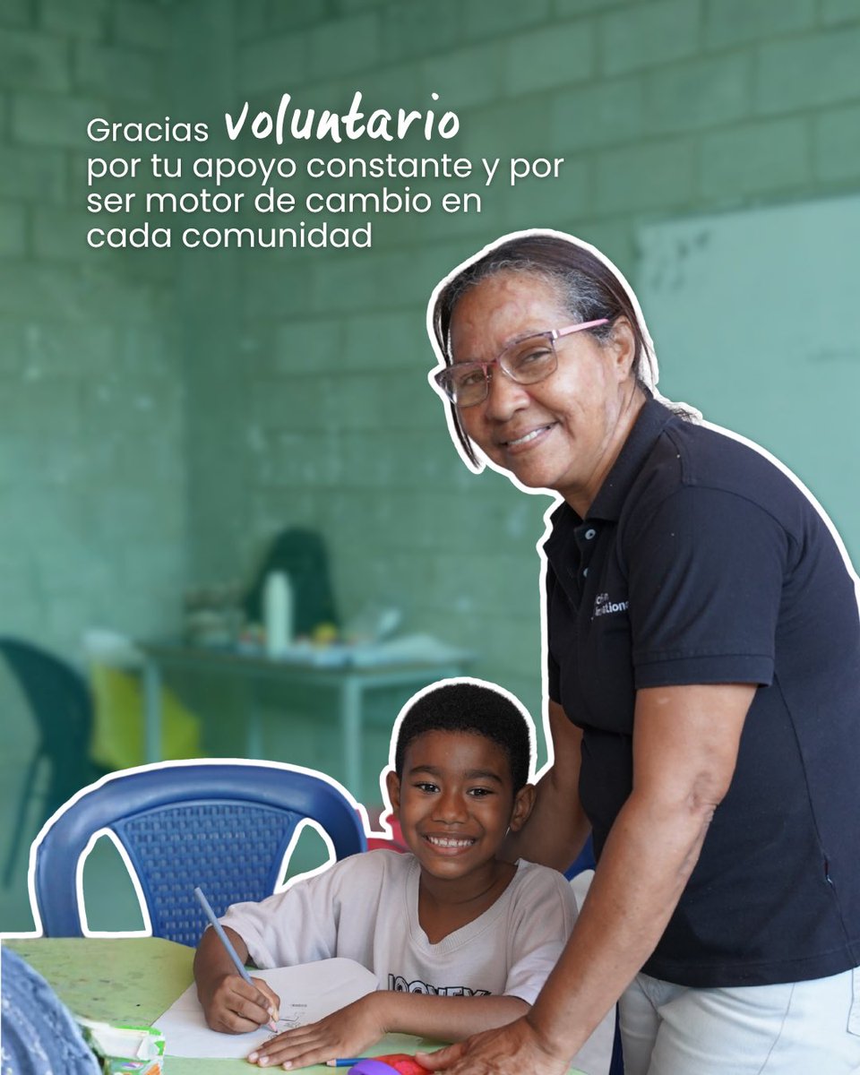 childrenIntCol's tweet photo. En el mes del voluntariado, reconocemos su compromiso, su entrega y su impacto en cada comunidad. Gracias por hacerlo posible ✨ https://t.co/W3vA9Pg2Fm