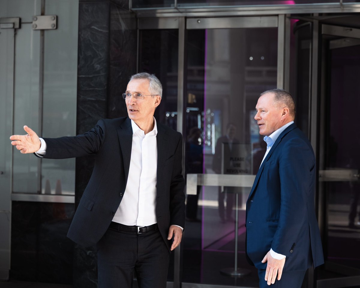 jensstoltenberg's tweet image. Visiting the NYC office of @NorgesBank Investment Management. More than half of Norway’s Sovereign Wealth Fund is invested in #US investments. Reassuring to meet the skilled workforce here together with @NicolaiTang1