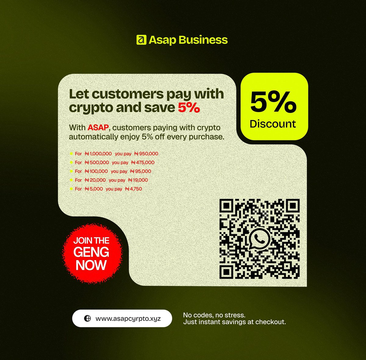 ASAP Business | Crypto → Naira Instantly (@asapbusinesshq) / Posts / X