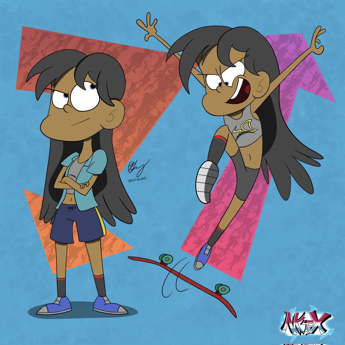 Skater duo, Andrea and Cristin
#mk45x