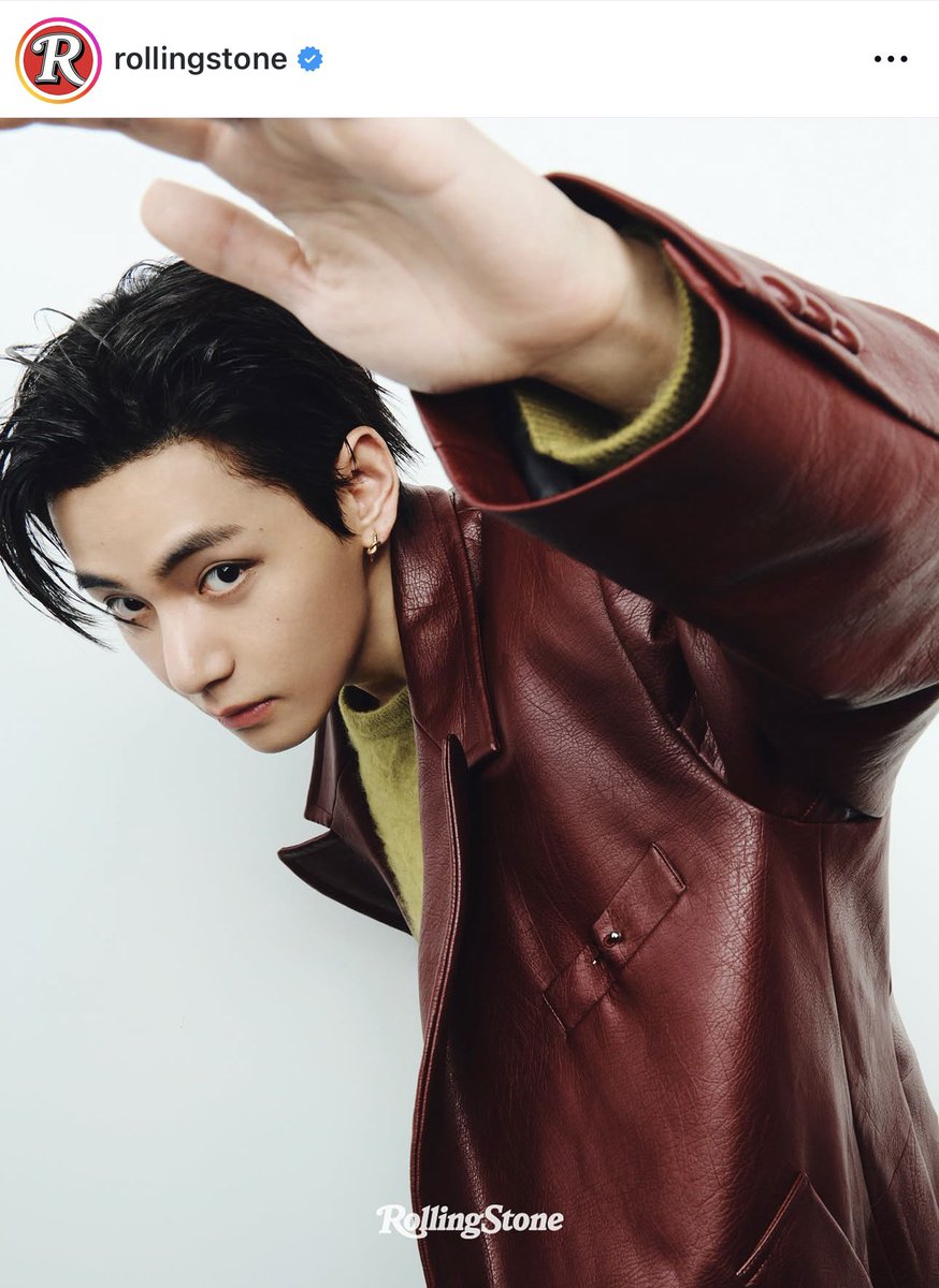 [INFO] Rolling Stone IG update with Taehyung 

Make sure to like, share and comment under the post 

(instagram.com/p/DXFg30yDYJ3/…)