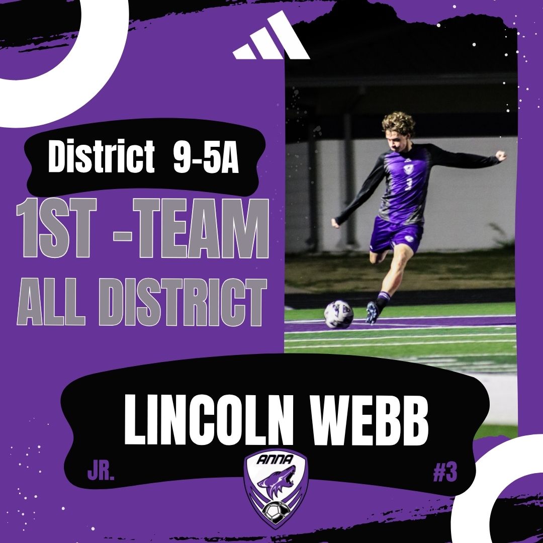 AHSCOYOTESOCCER's tweet photo. District 9-5A 1st Team All-District! https://t.co/6LtI57P863