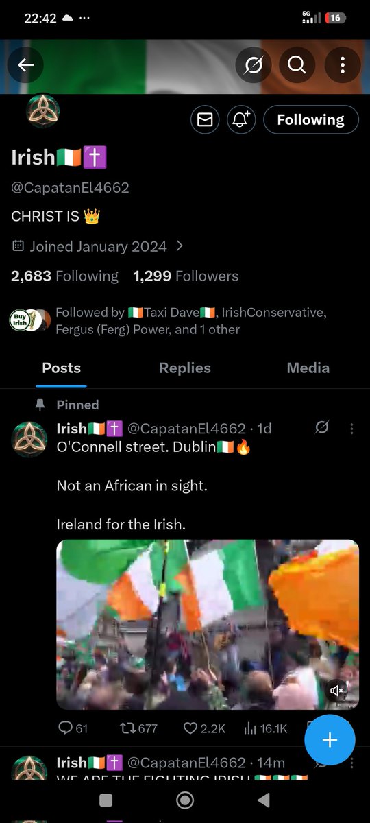 irish tweet media