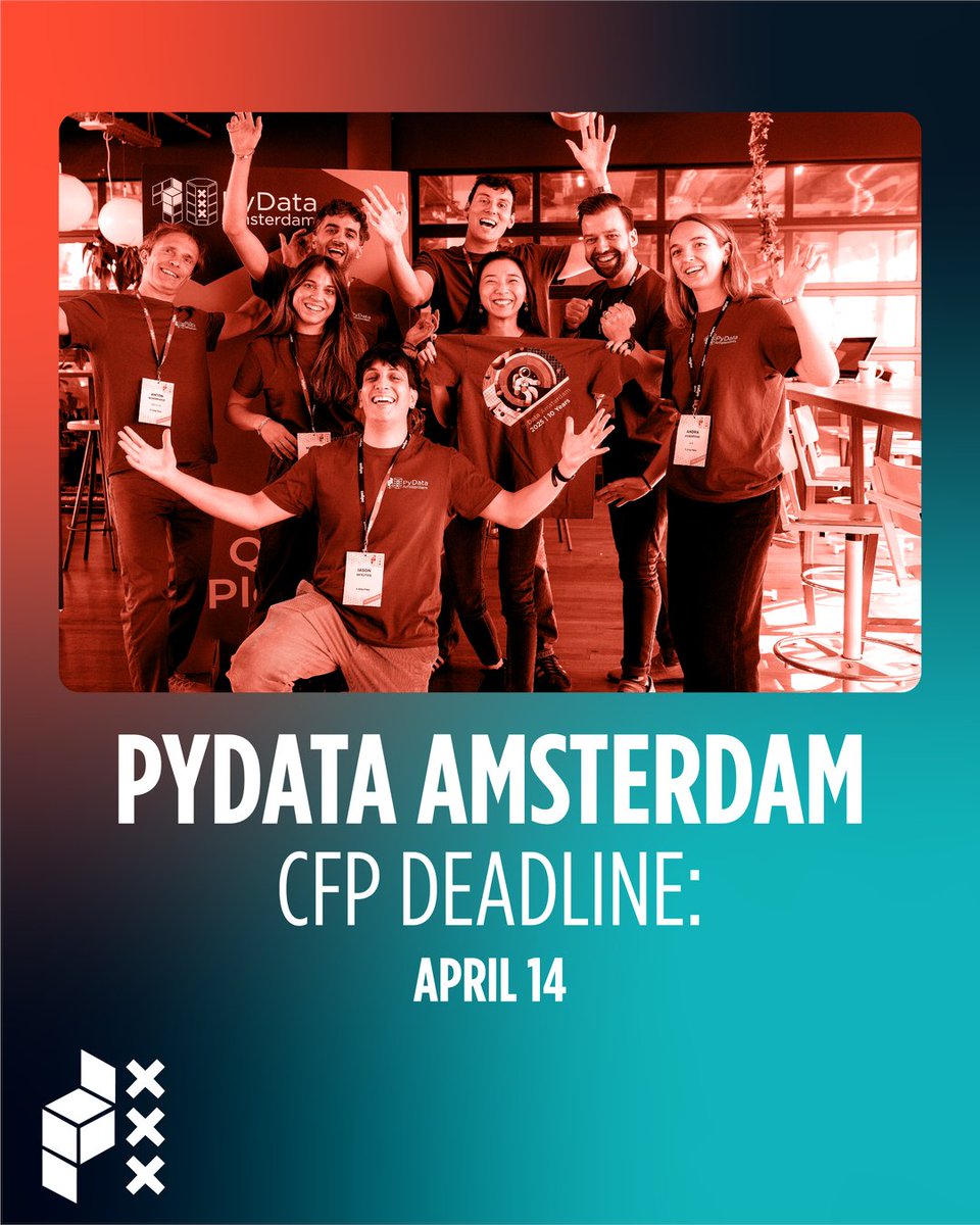 PyData tweet media