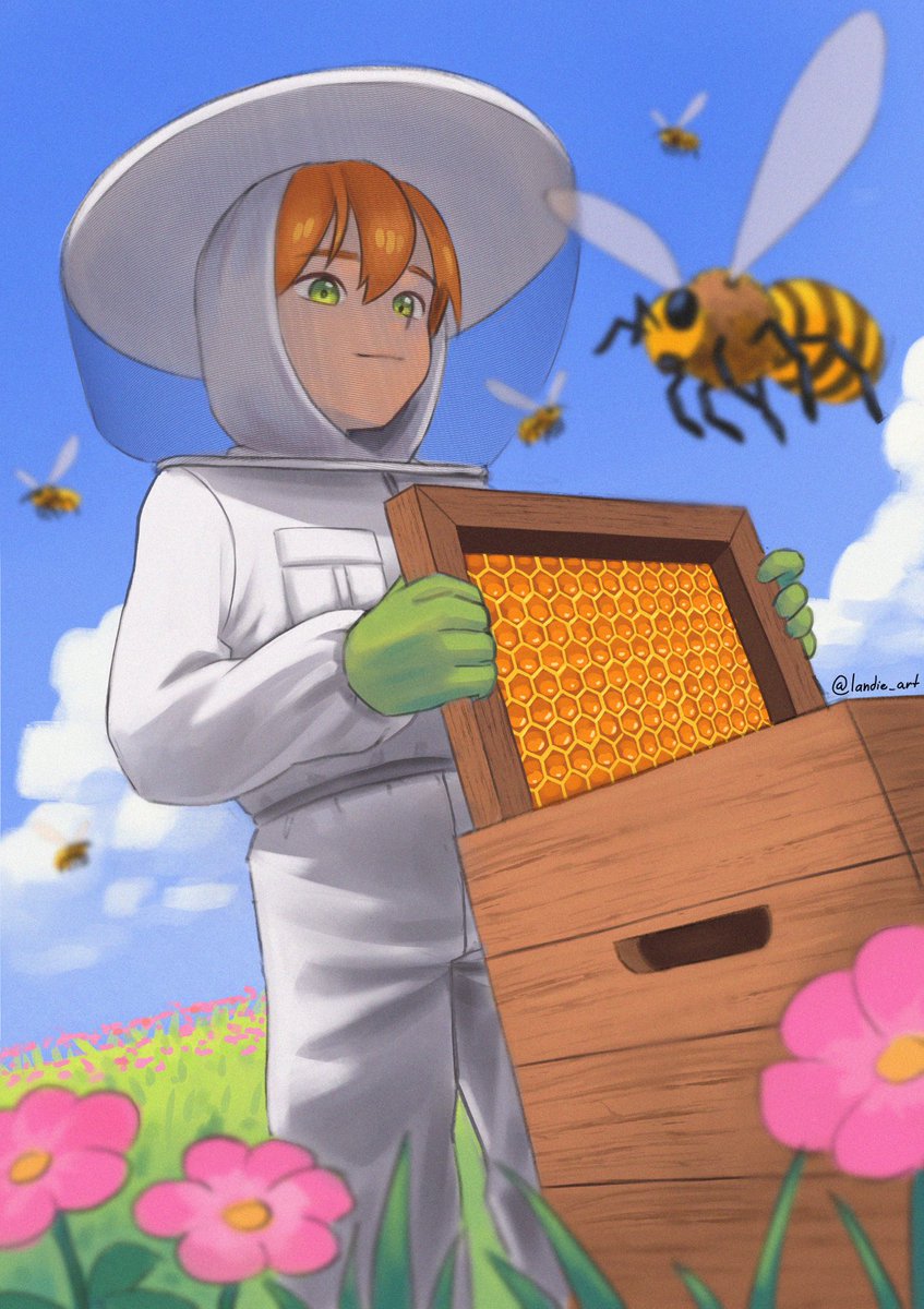 landie_art's tweet image. Beekeeper
#VGenChallenge #VGen