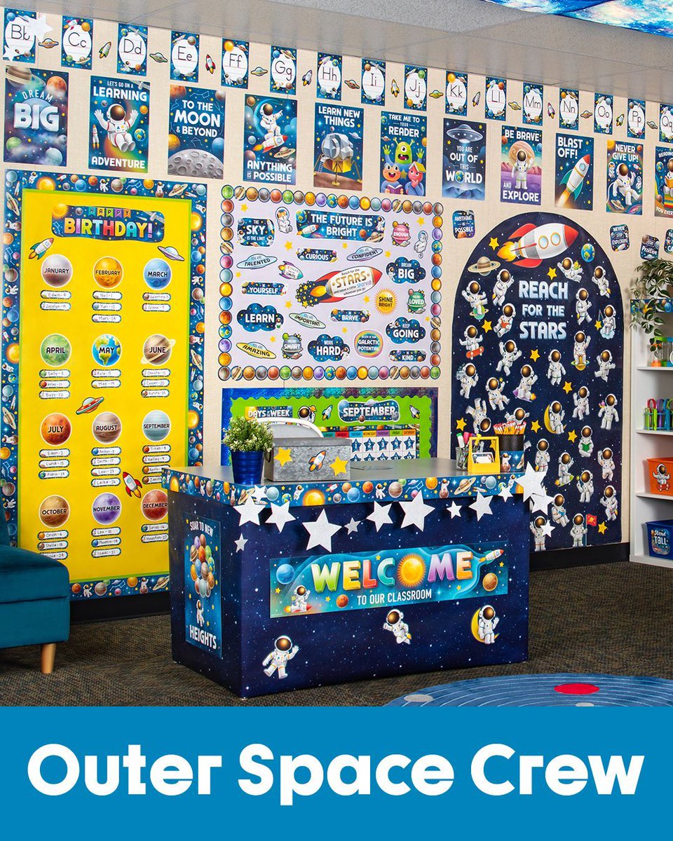 teachercreated's tweet photo. They’re here!! ✨ Our newest classroom themes have officially arrived 🎉 

This year:
💚 2 brand-new looks
⭐ 1 expanded favorite you already love

Whether you’re starting fresh or adding on, there’s something for every classroom style.
Swipe to explore and tell us your favorite https://t.co/3iKhrssmkY