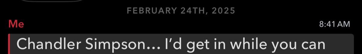 OG Chandler Simpson truther , haters crying real tears