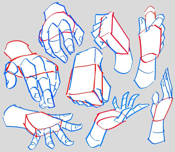 pixelvaultst's tweet image. Hands are easier when you see this ✍️✨
by SunyakiAlmond