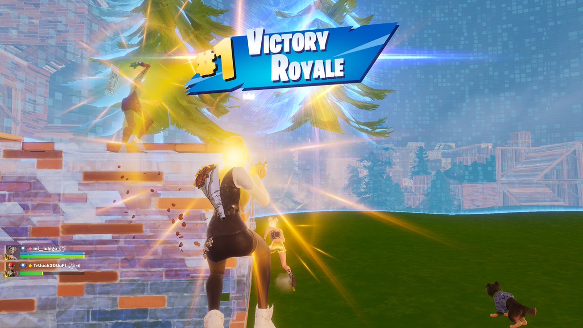 myanchan1014's tweet image. オハビクロイ☀️

なんとかクマの上にチェスト乗ってるオブジェクトを見つけました笑
今度はストームかかる前に見に行こう🐶

エリート帯からランク上がらないのと敵が強すぎた💦
まだ武器チェンジのバグ発生するけどコツコツ楽しもう😚

#EPIC
#フォートナイト
#ジョーダン12再販希望