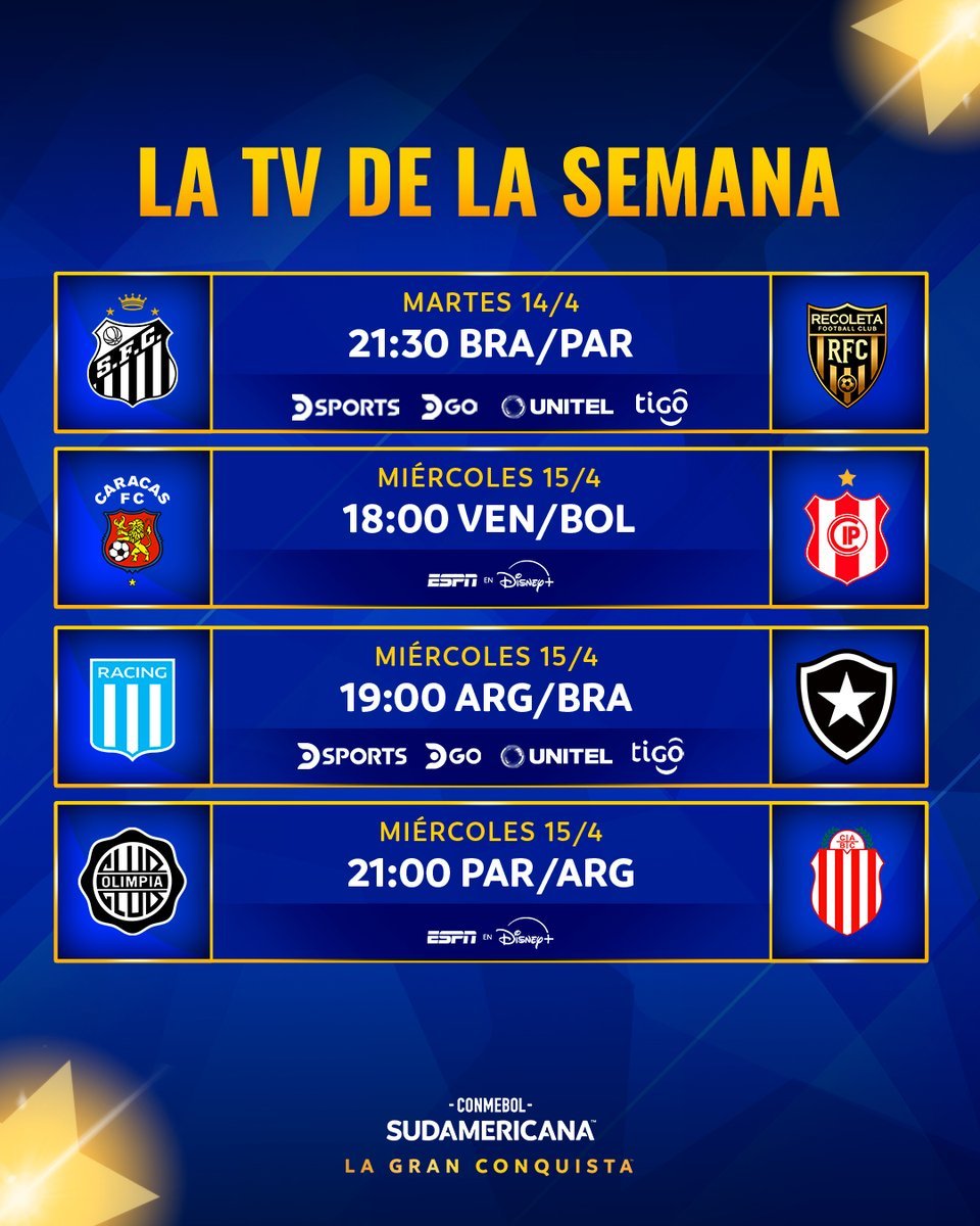 Comu_Racing's tweet image. El partido de #RACING ante Botafogo por Copa Sudamericana se podrá ver a traves de la señal DirecTV. 

#LaComuDeRacing