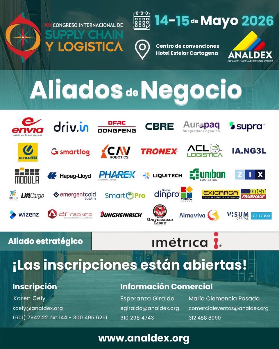 Jornada Logística - Analdex tweet media