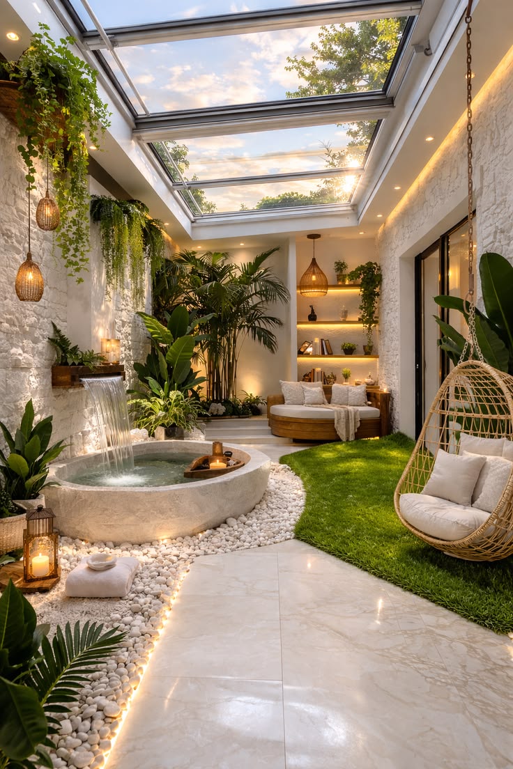 HudaNFarhat's tweet photo. المساحة الخارجية لطافة وخضار مع سقف متحرك #تصميم  #تصميم_براند #تصميم_بيت
#لاندسكيب
#هلال_الاسد 
#عطر
#الثلاثاء https://t.co/7oOwusBbRd