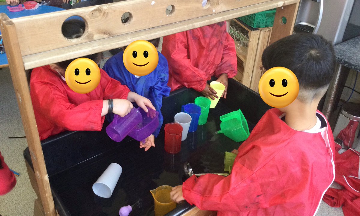 LeighPrimary's tweet photo. Look at how excited Nursery/Reception children were coming back from the Easter holidays. They missed the teachers and their friends. They were happy and explored all the activities independently with their friends. #Article31 #lifelonglearners #relationshipbuilders #memorymakers https://t.co/4t9I2zkarS