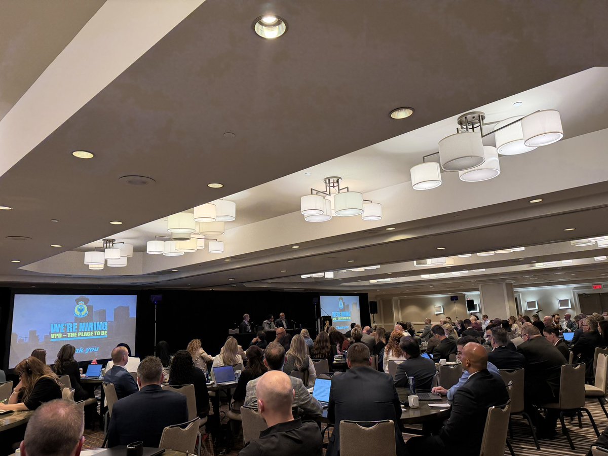 DeputyChan's tweet image. The @CACP_ACCP People Summit, is showcasing incredible work being done by Police Agencies across the country. Proud to acknowledge several outstanding presentations from our @VancouverPD members. Your leadership, innovation, and commitment to people-first policing continues to