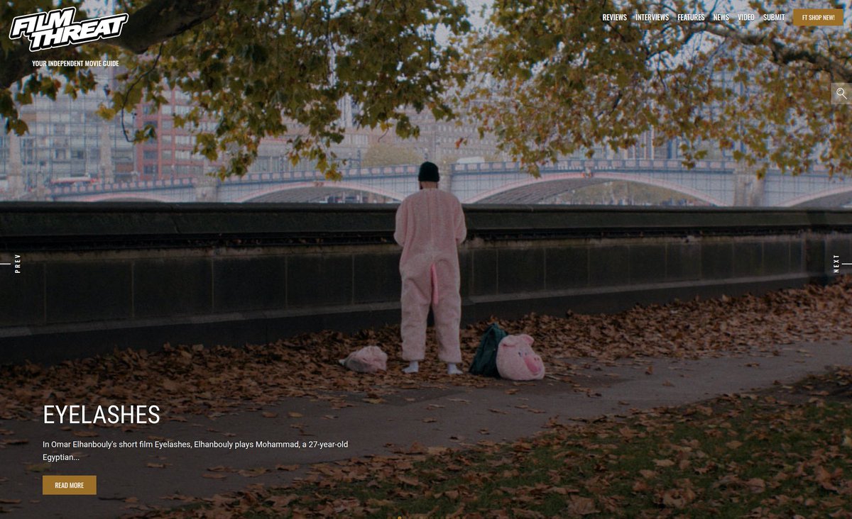 FilmThreat's tweet image. “…Mohammad agrees to shave his beard and take the job.” Alan Ng shares his thoughts on Eyelashes.
filmthreat.com/reviews/eyelas… #SupportIndieFilm #Eyelashes #Drama #Short