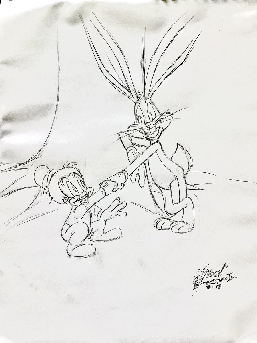 InfinimationInc's tweet image. ✨They become Best Friends!✨

                            #LooneyTunes #HandDrawn