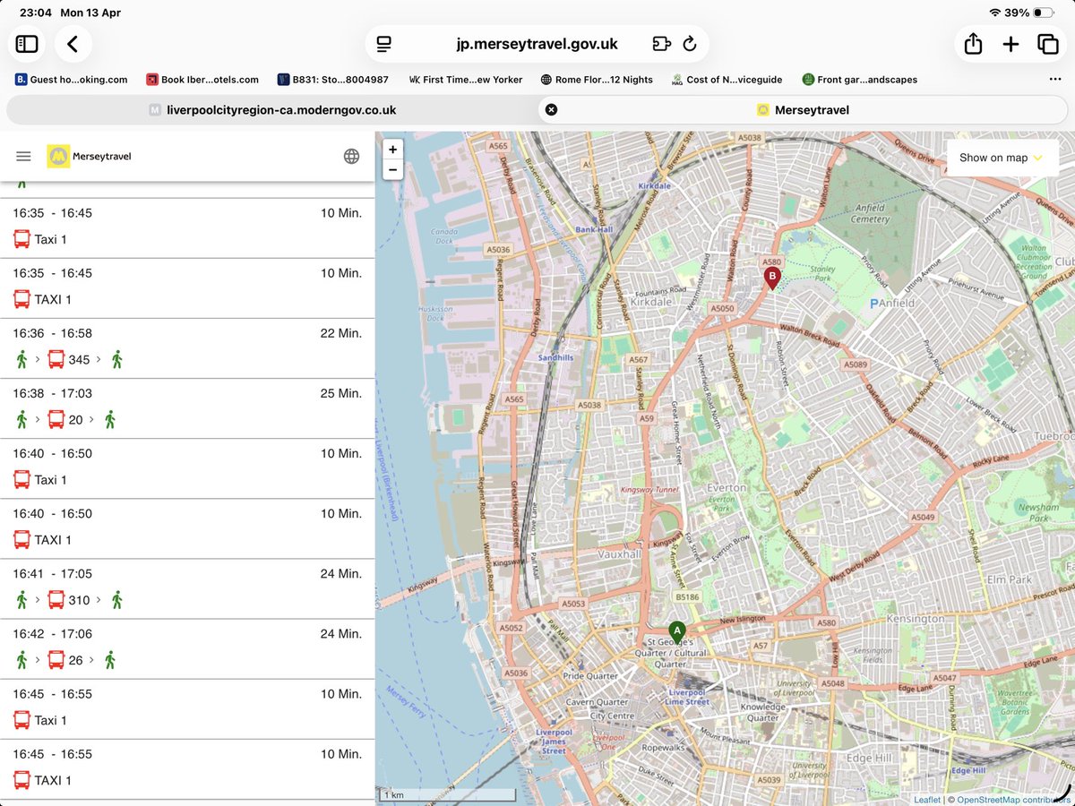 See you all tomorrow ,£2 direct to Anfield in less than 10mins .