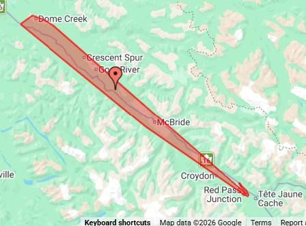 bchydro's tweet photo. A crew will be heading to an outage affecting 1,311 customers in #McBrideBC and nearby communities. They’ll share updates here: https://t.co/cjCZVnrlen https://t.co/kiAtuDTMmB