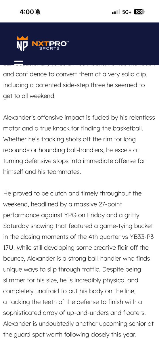 Kendrick Alexander tweet media