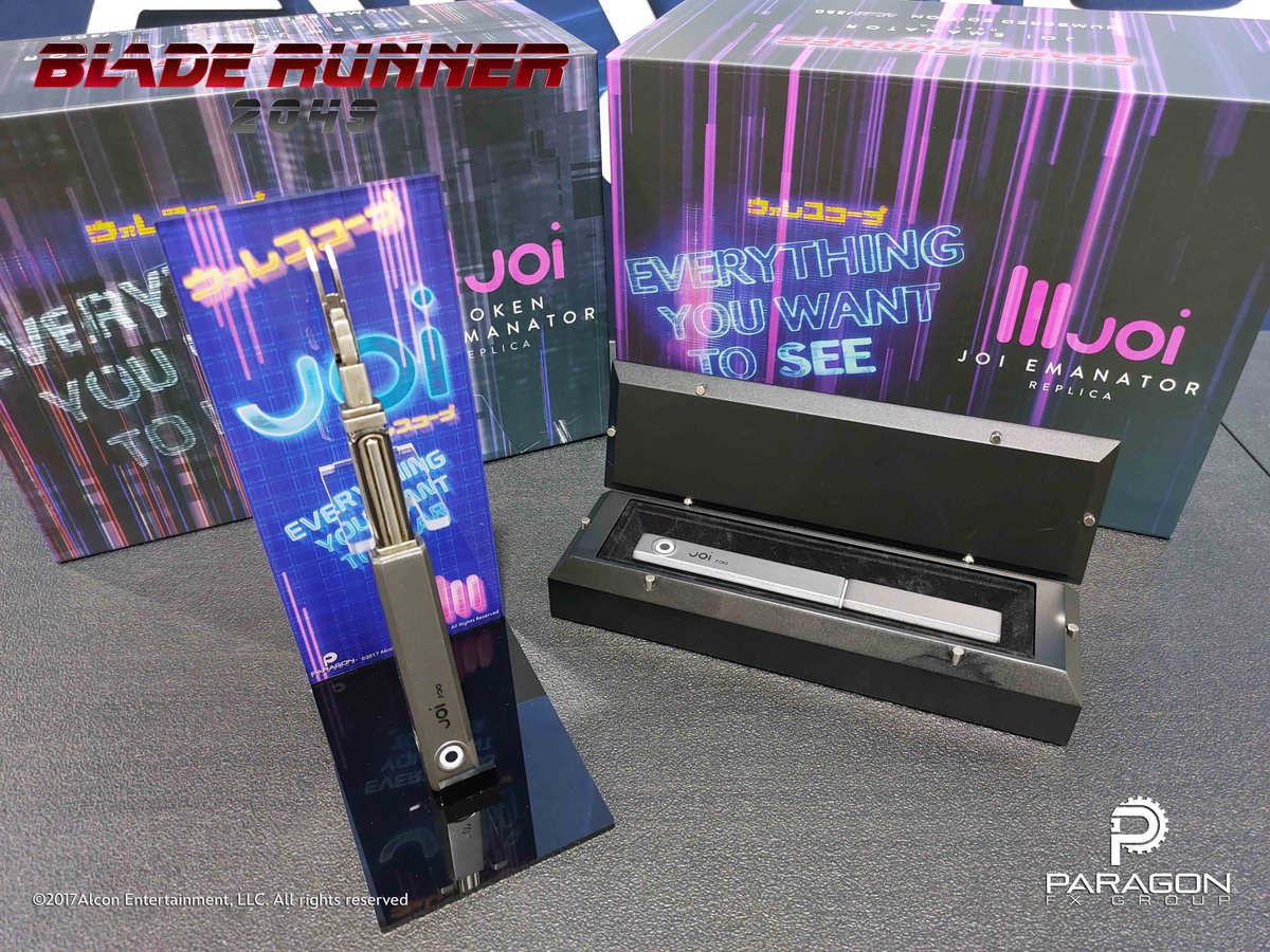 paragonfxgroup's tweet photo. Team Paragon worked directly with the studio contracted to make these pieces for the film.
Take advantage of our combo deal and save $50! In stock and ships immediately!
https://t.co/MYdrz4Ac46
#bladerunner2049 #joi #collectibles #propreplicas #paragonfxgroup https://t.co/Q4qWSYlGYj