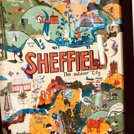AGSSheffield's tweet image. Did you know we sell loads of different items that feature #Sheffield people or places like this print celebrating local parks by @vickysworld ? Local gifts make excellent presents! #shoplocal