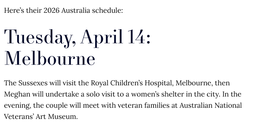 So I guess Harry and MeGain fly into Melbourne April 13th? Better check the hold for undeclared runny spread, honey and dead flower sprinkles @Ausborderforce