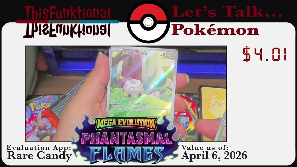 Watch, like, share the newest YouTube video: LET’S TALK… With ThisFunktional Season 4 Bonus Episode 11 - Pokémon TCG Phantasmal Flames expansion youtube.com/watch?v=awLZb8… Please subscribe to YouTube.com/ThisFunktional