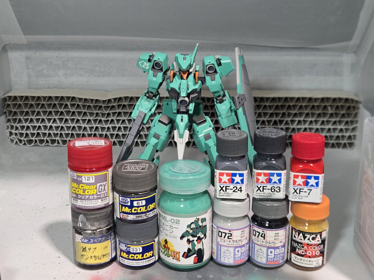 fngorogey_mk2's tweet image. 使用塗料の備忘録:ディフェクトエッジ