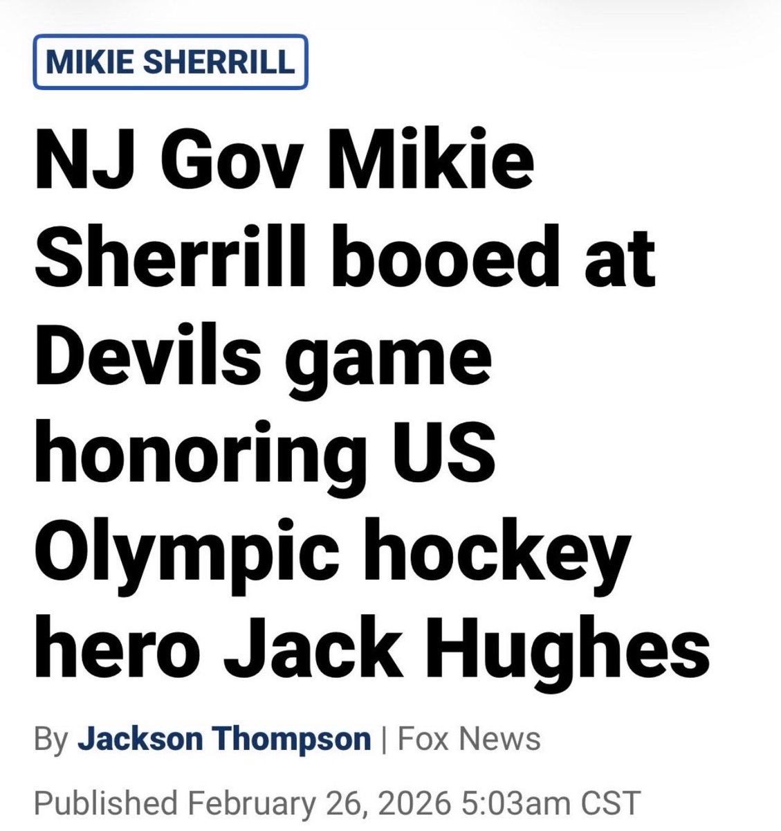 Mikie Sharia Sherrill Is A DUDE tweet media