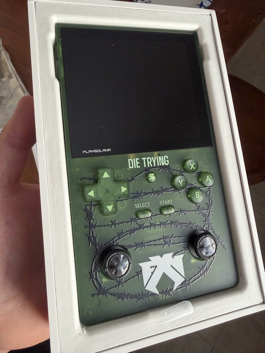 Finally got my <a href="/playsolana/">Play Solana | PSG1</a> PSG1

The <a href="/joinFXN/">FXN</a> edition is badass