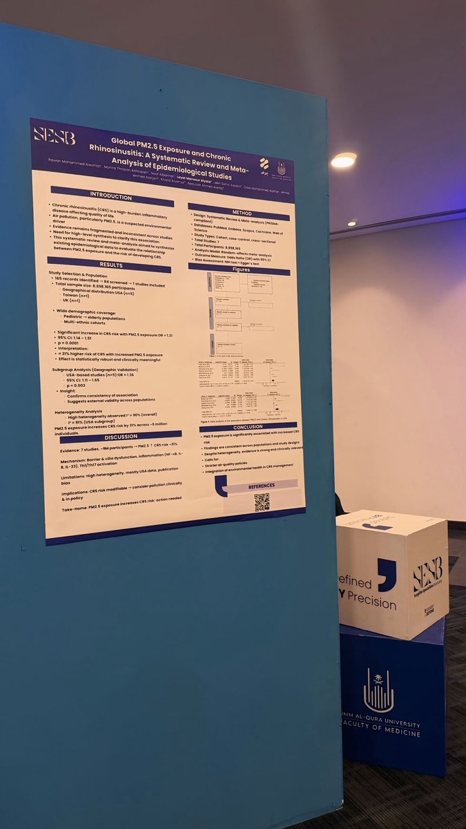 LayalAlyala's tweet photo. Grateful for the opportunity to present my research poster at the SurgElite Specialties BootCamp .

 #SESB2026
#DefinedByPrecision https://t.co/bN5W4MyNDH