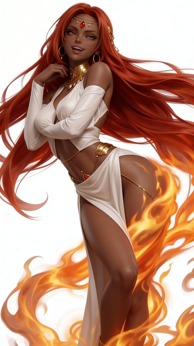 purpleboob's tweet photo. My encyclopedia of monster girls 🔥
Day 23: Fire Spirit girl ❤️ https://t.co/ko5AzIeISJ