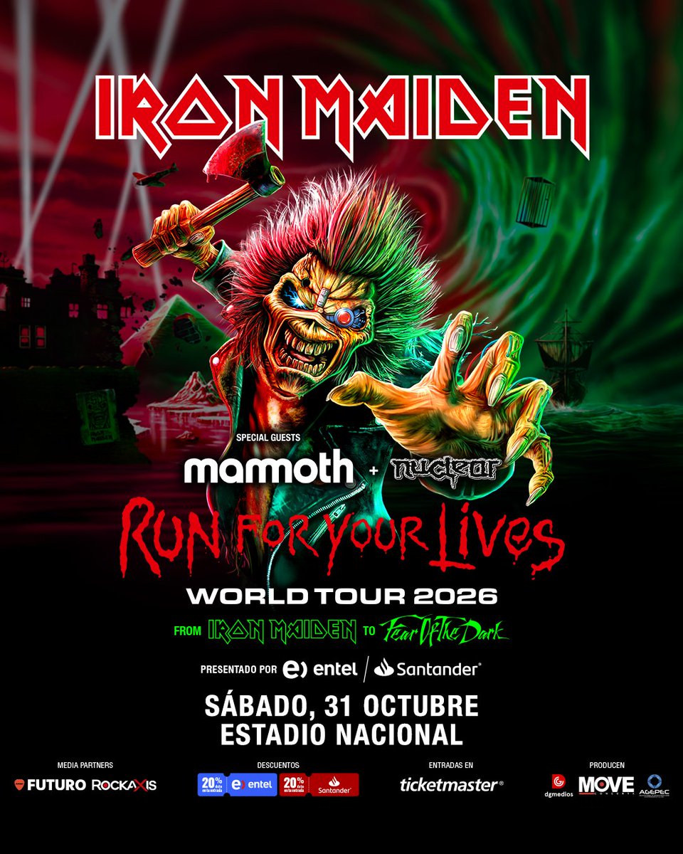 ⚡ ¡El debut que lo cambió todo! ⚡

📆 El 14 de abril de 1980, Iron Maiden lanzó su debut homónimo, un golpe directo que sentó las bases del heavy metal con crudeza, velocidad y actitud 🤘.

🔗 Conoce más aquí! 👉 acortar.link/gp9j1g

📍 <a href="/IronMaiden/">Iron Maiden</a> vuelve al Estadio
