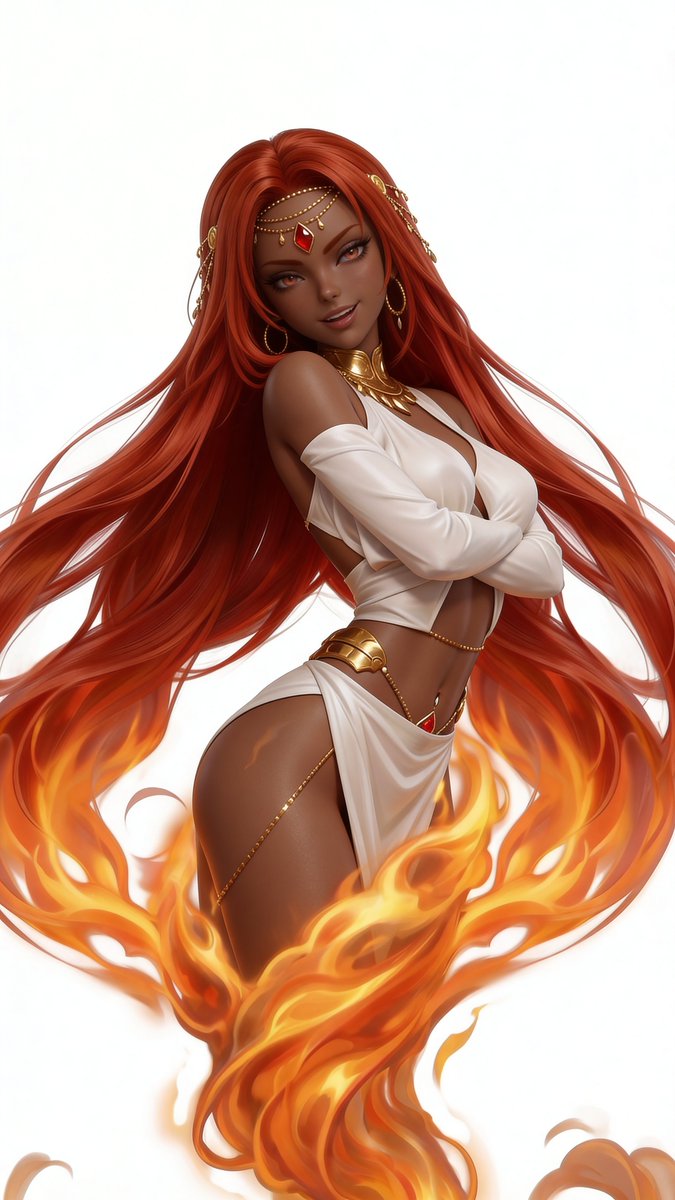 purpleboob's tweet photo. My encyclopedia of monster girls 🔥
Day 23: Fire Spirit girl ❤️ https://t.co/ko5AzIeISJ