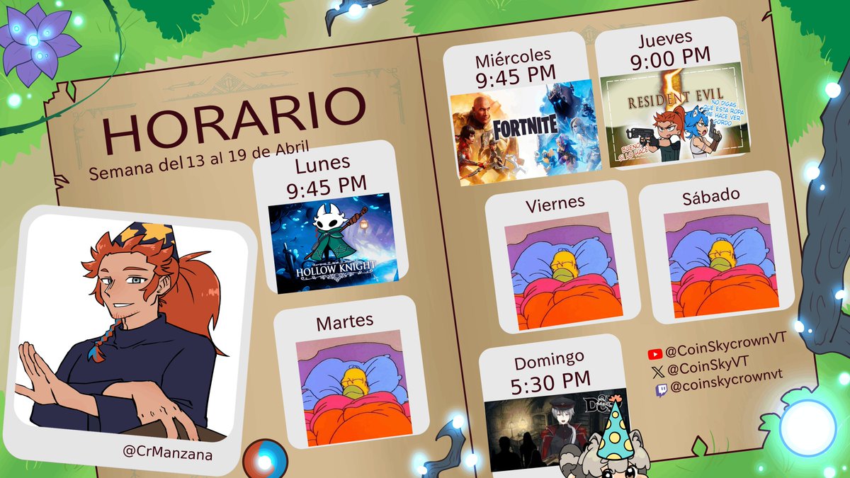 Coinneach Skycrown | Vtuber Druida tweet media