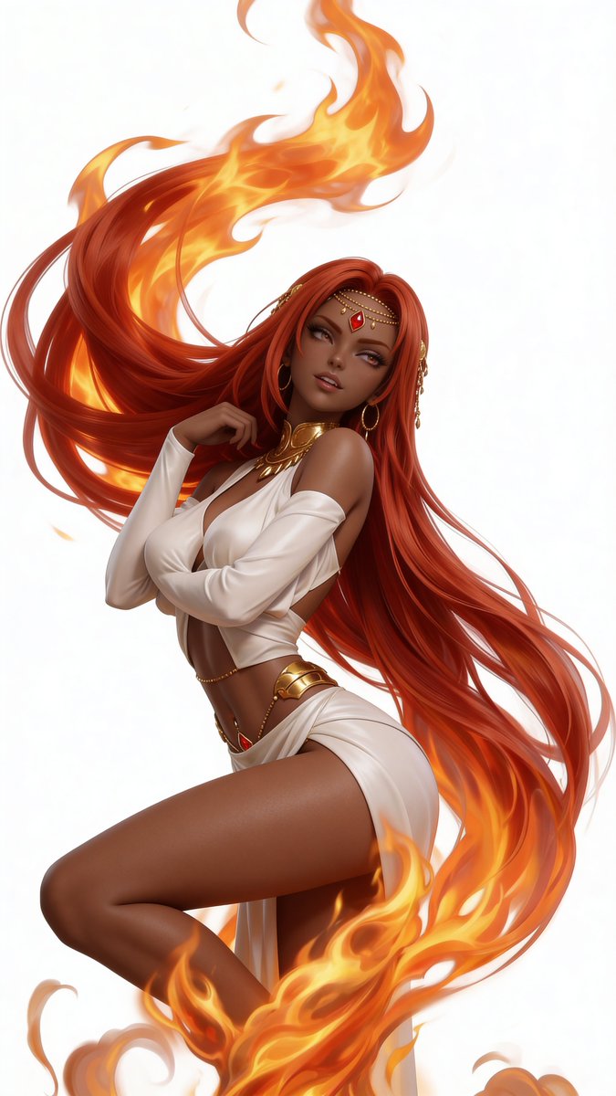 purpleboob's tweet photo. My encyclopedia of monster girls 🔥
Day 23: Fire Spirit girl ❤️ https://t.co/ko5AzIeISJ