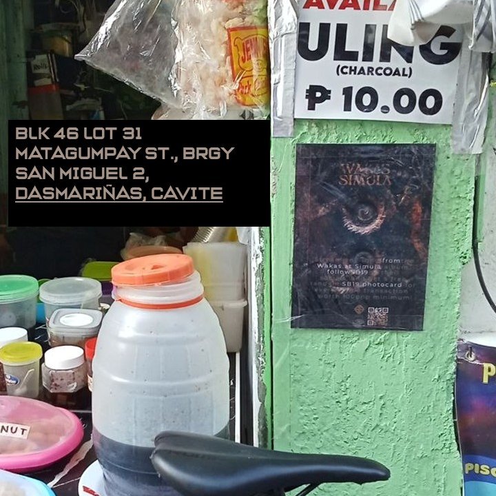 flamingmings's tweet photo. This week, we are collaborating with a few local vendors to help promote Wakas at Simula! 

If you are around Valenzuela or Dasma, and craving for Halohalo, Palabok, or Buko Pandan, feel free to support them and avail free SB19 photocards 
🦩💙 https://t.co/ZhX69R18Nn