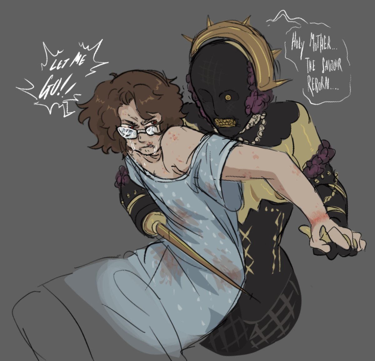 2nd coming amelia au doodle w lily’s #outlastrials