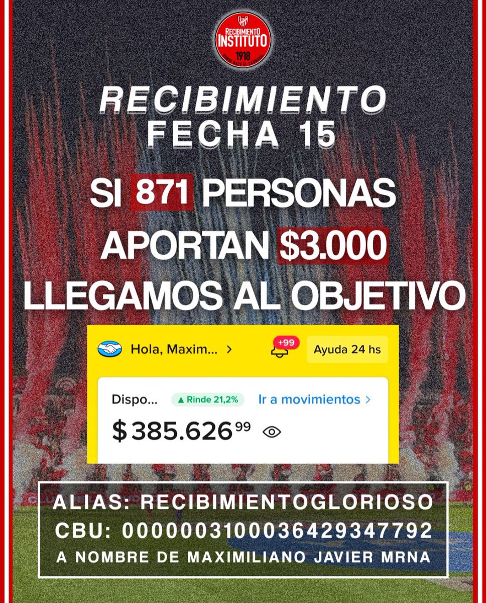Recibimiento Instituto tweet media