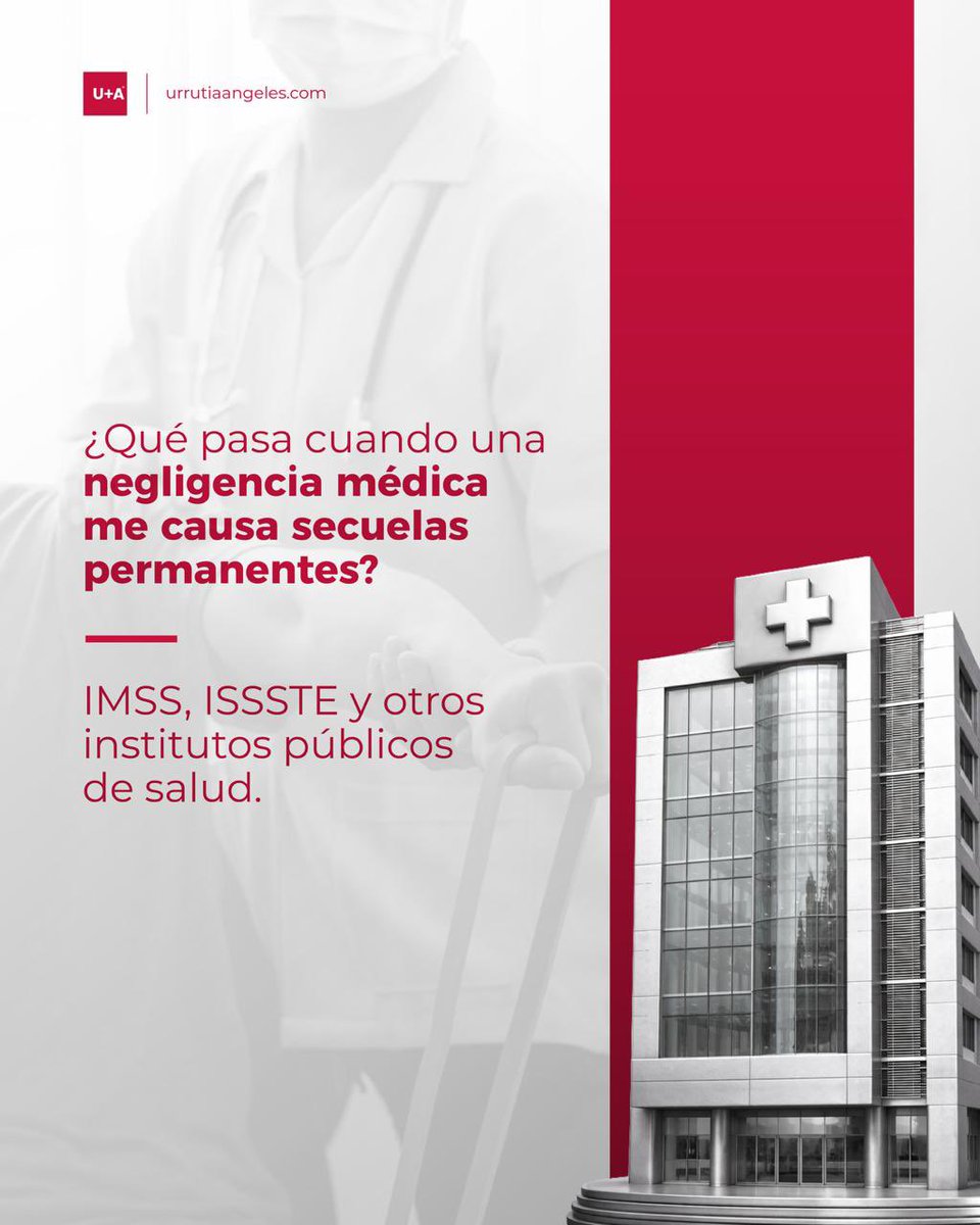 Cuando una atención médica deja secuelas, entender su origen es fundamental.

Ahí puede estar la diferencia entre un riesgo médico y una posible responsabilidad del Estado.

urrutiaangeles.com/post/qué-pasa-…

#Responsabilidad #IMSS #abogados #DerechoAdministrativo