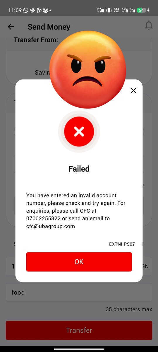 cuga_empire's tweet photo. @UBAGroup why is it online violence you guys understand?
I have reach out to you guy's privately here on X and nothing was done 
I decided to test if I can withdraw from my account nw still same issue 
I go shenk una again last last https://t.co/CqLZNeHSs7