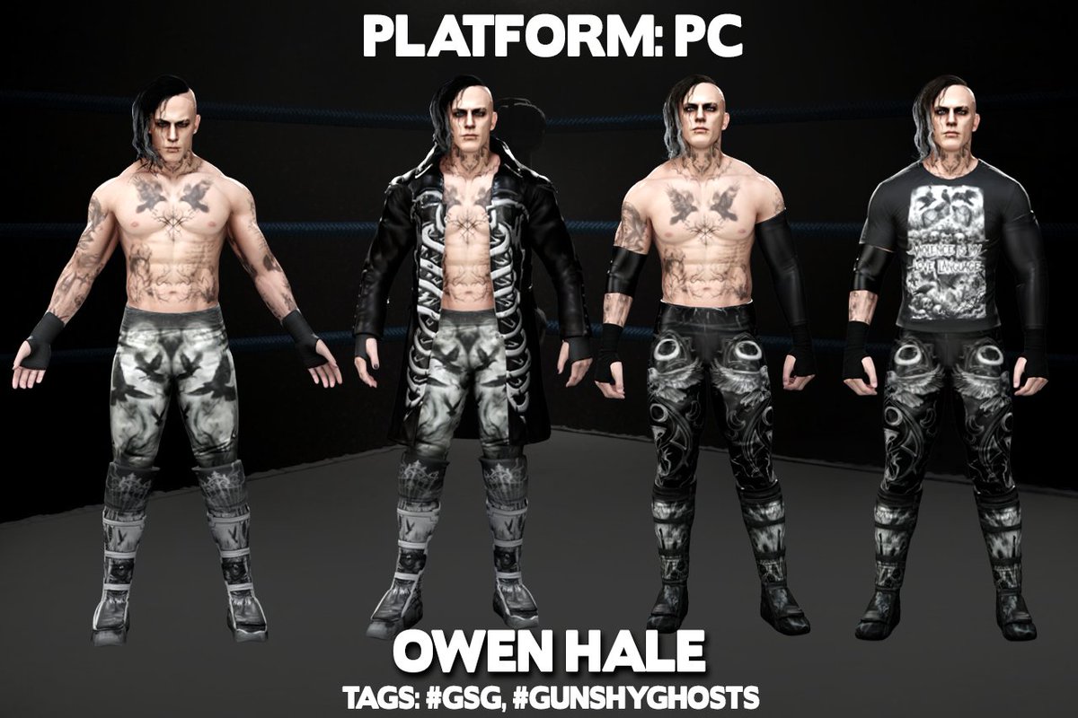 gunshyghostss's tweet image. 'The Outsider' Owen Hale is now available for download! PC only #WWE2k26 #WWE #2k26 #CAW