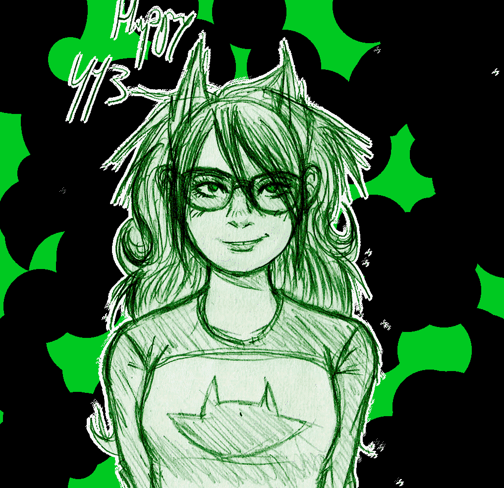 Rettsprite's tweet photo. happy 413
#homestuck413 #homestuck #jadeharley https://t.co/yV40rh0ZiJ